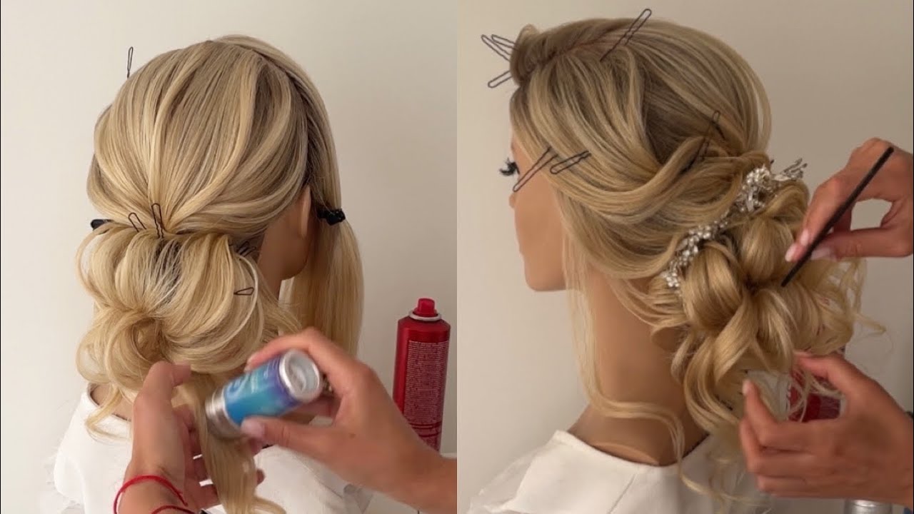 Beautiful Wedding Hairstyle Tutorial | Low Bun with Detailed Steps