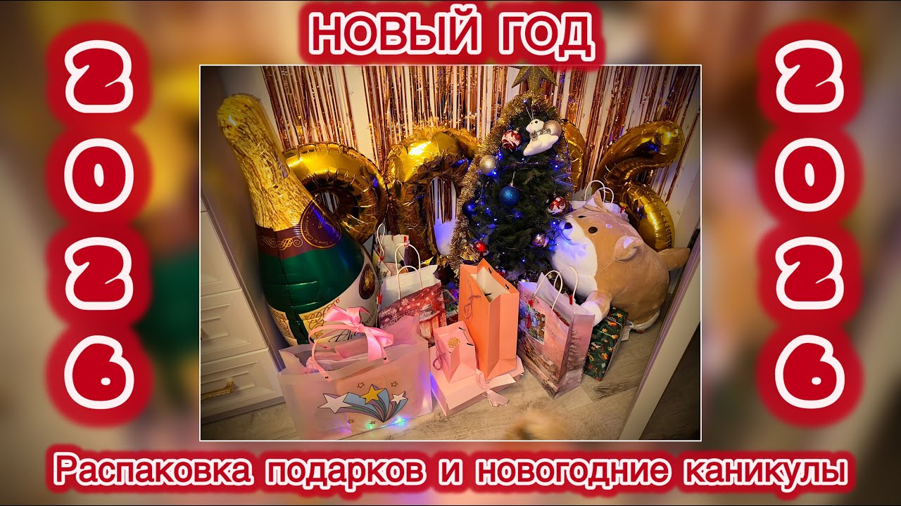 НОВЫЙ ГОД | РАСПАКОВКА | КАНИКУЛЫ | VLOG 14