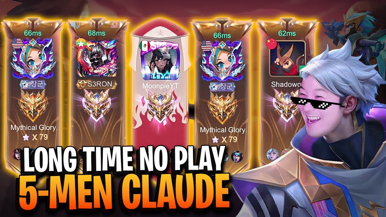 MLBB Friend invited Gosu General for 5 men rank | Mobile Legends