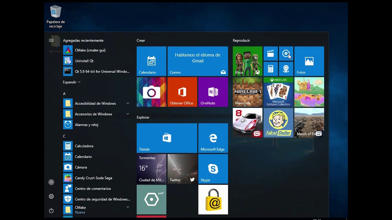 Instalaci&oacute;n Qt y OpenCV desde windows 10