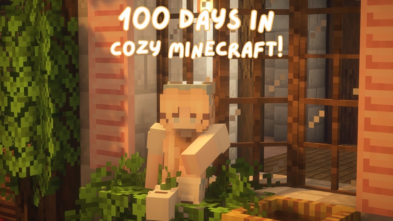 I Spent 100 Days in a COZY World in Minecraft (NapTime Modpack)