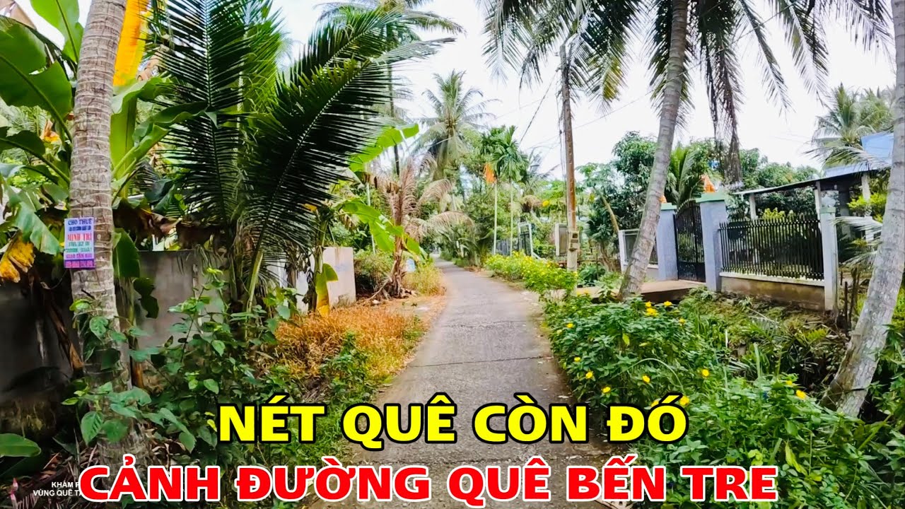 Những Cảnh Đẹp Vùng Quê Xã Thành Triệu Huyện Châu Thành Tỉnh Bến Tre