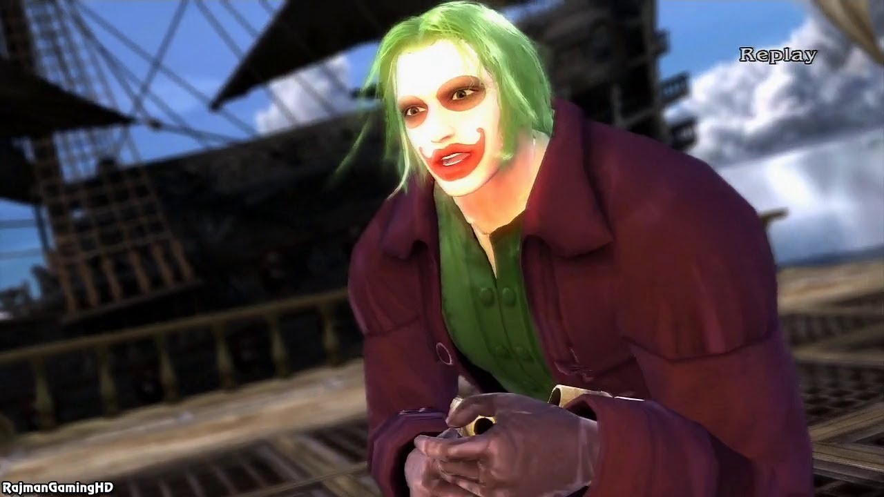 Soul Calibur V - The Joker vs Harley Quinn [HD]