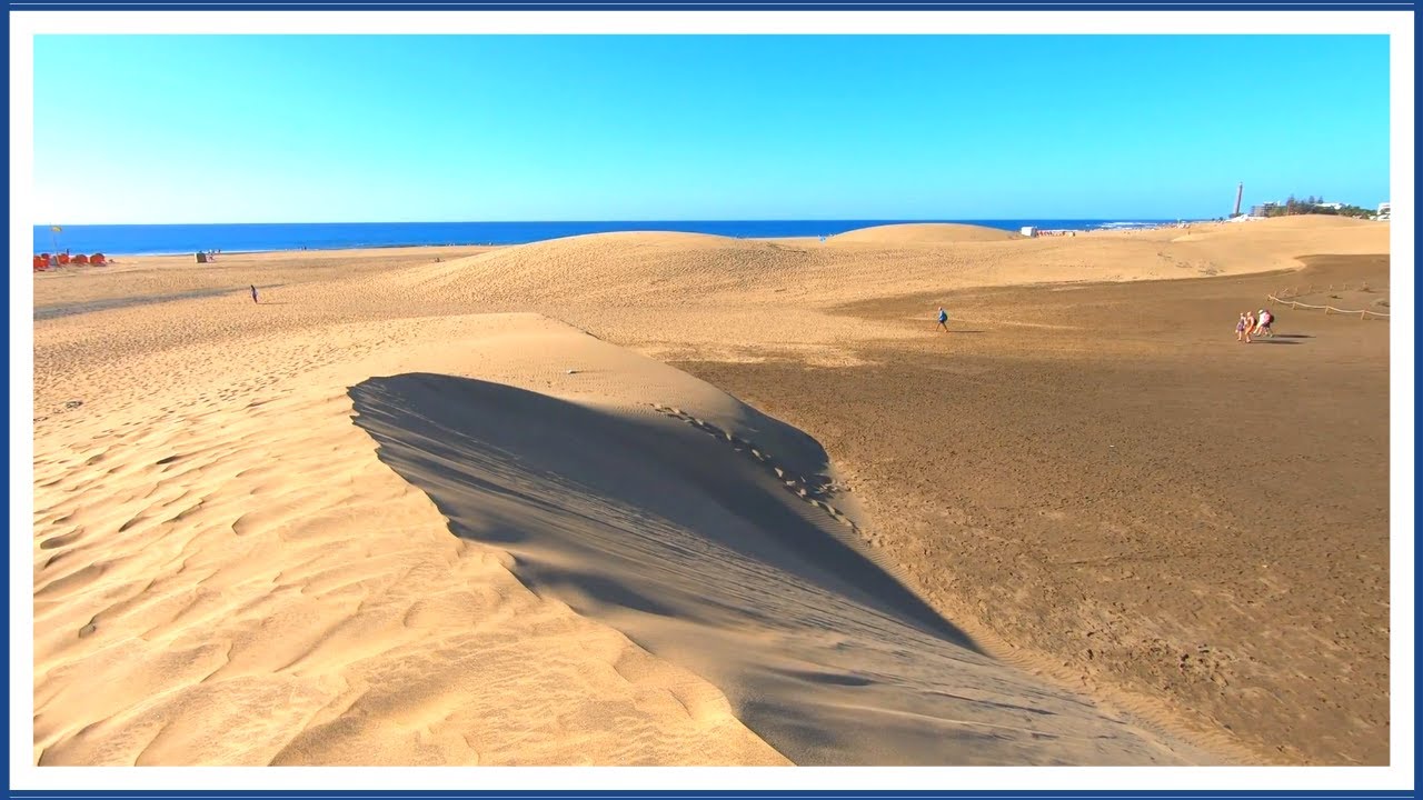 Maspalomas Dunes & Beach Gran Canaria 👽 Canary Islands 💥