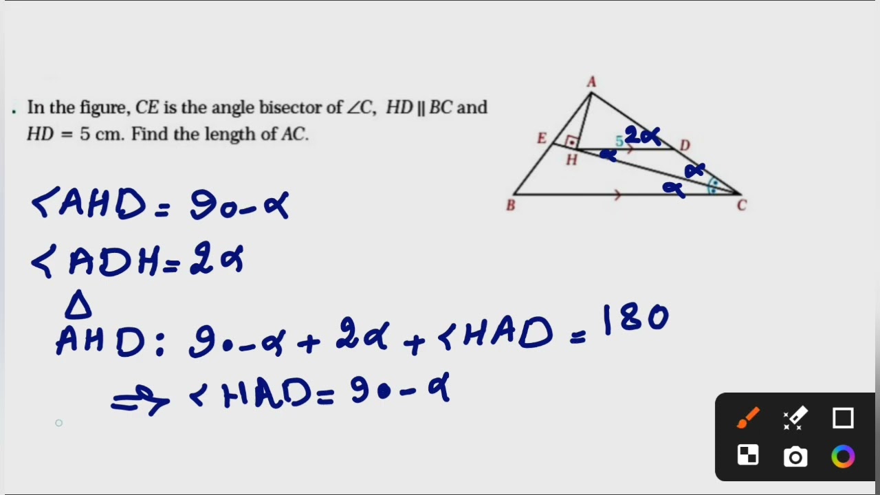 find the length of AC, congruent triangles, basic level