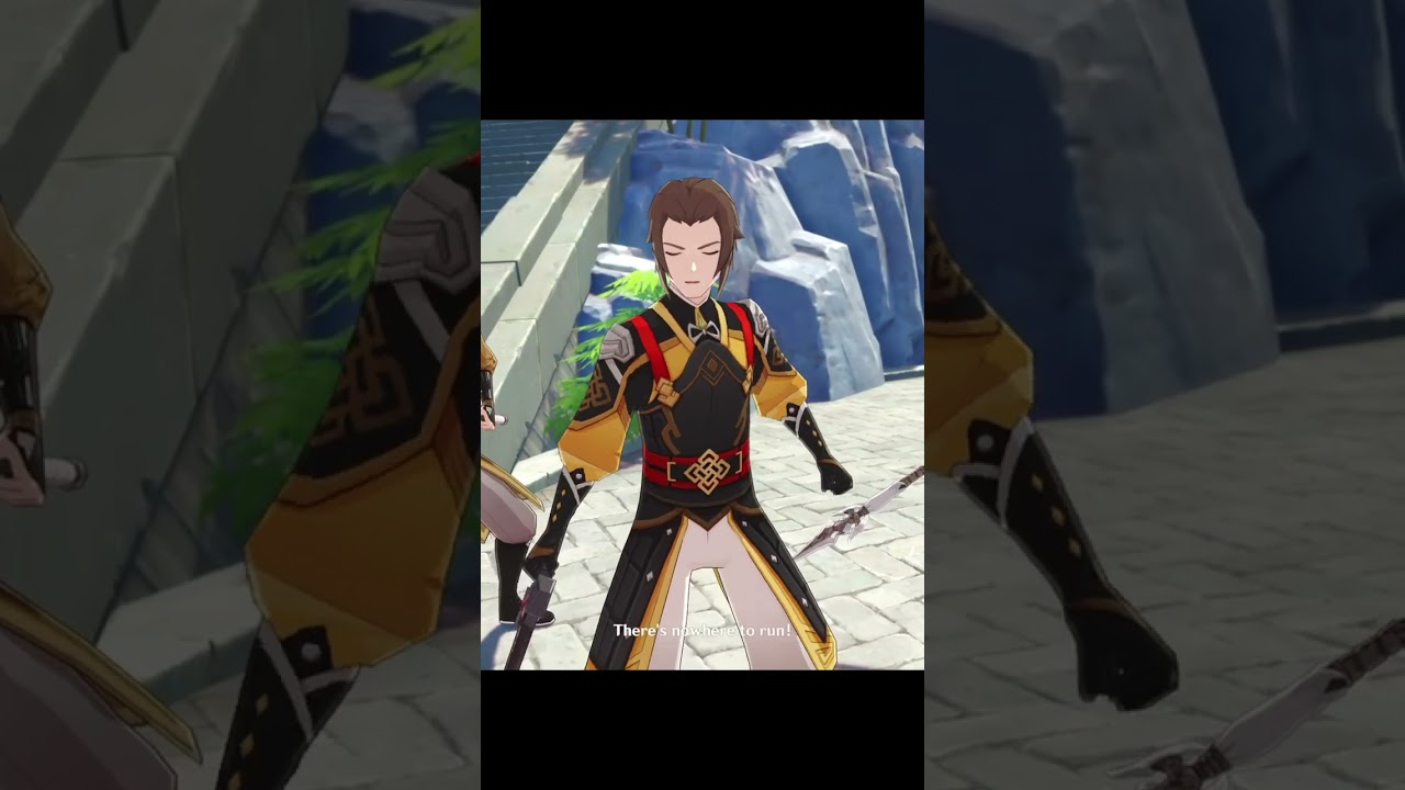 Lumine Try To Escape From Guards Cutscene Genshin Impact #genshinimpact #genshin #lumine