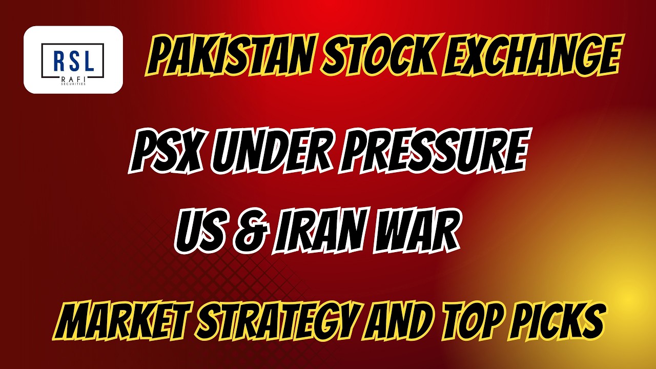 #KSE100 Index Analysis | Market Under Pressure | War Impact & What's Next?