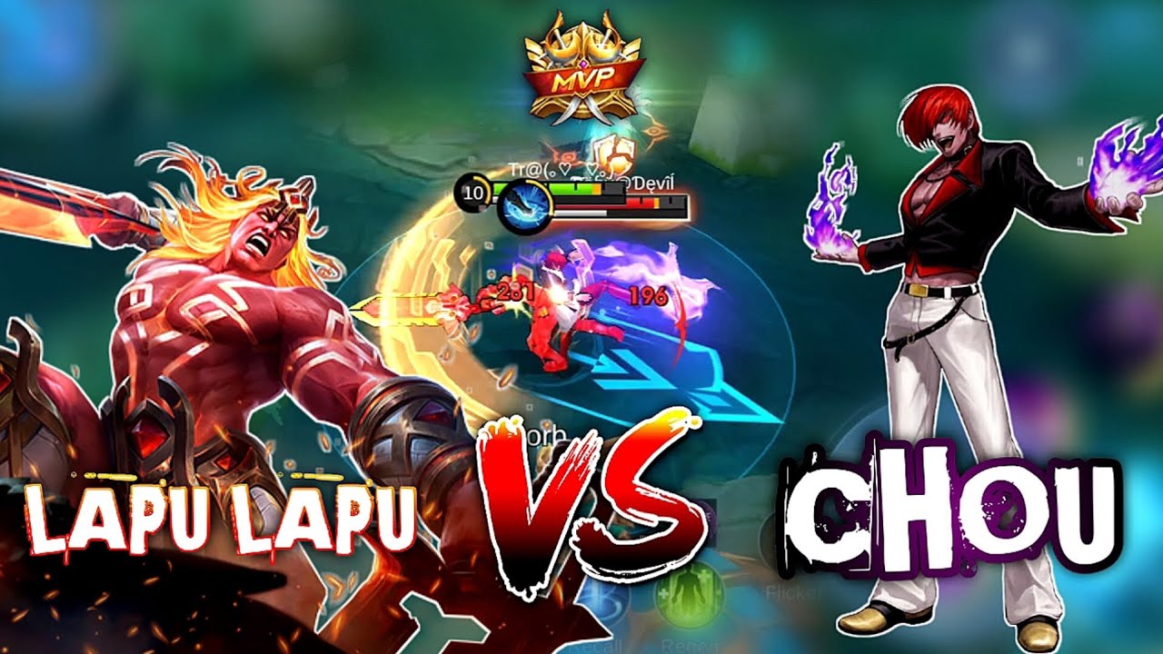 Chou VS Lapu exp 🔥| Mobile Legends | Si Chou
