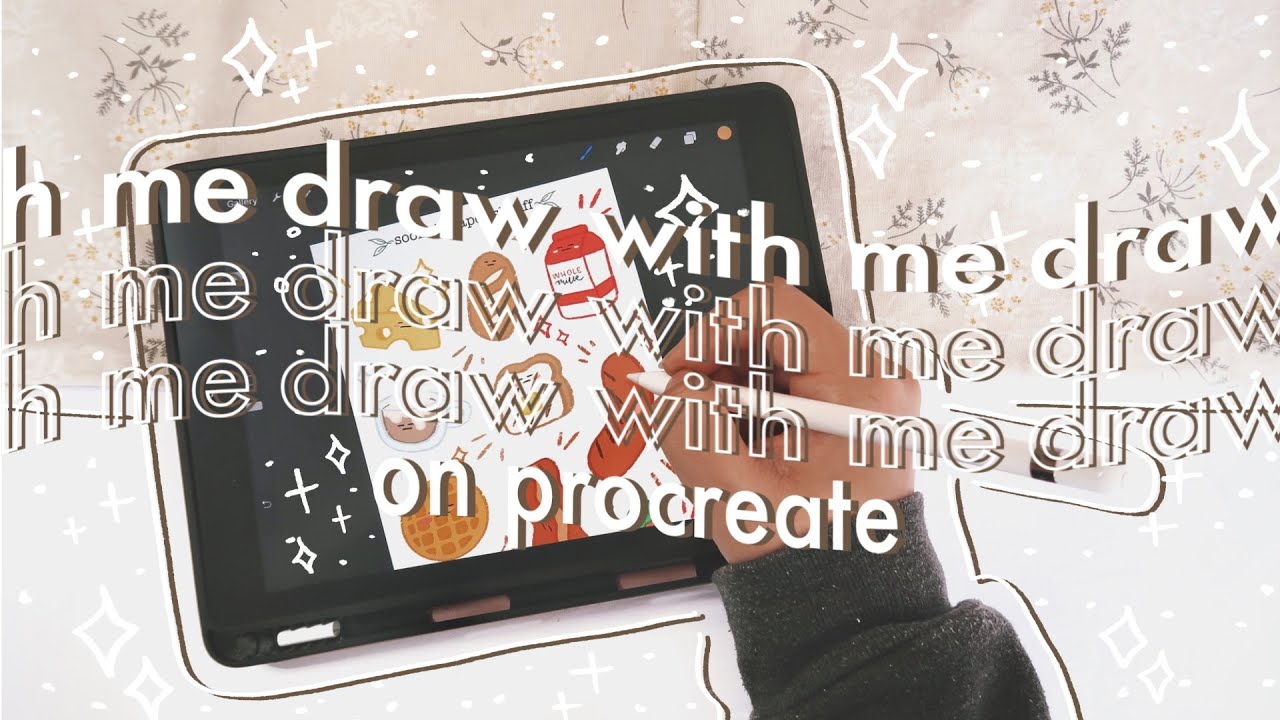🖌 Draw with me | how I use procreate, making stickers, finding my own style 🌱
