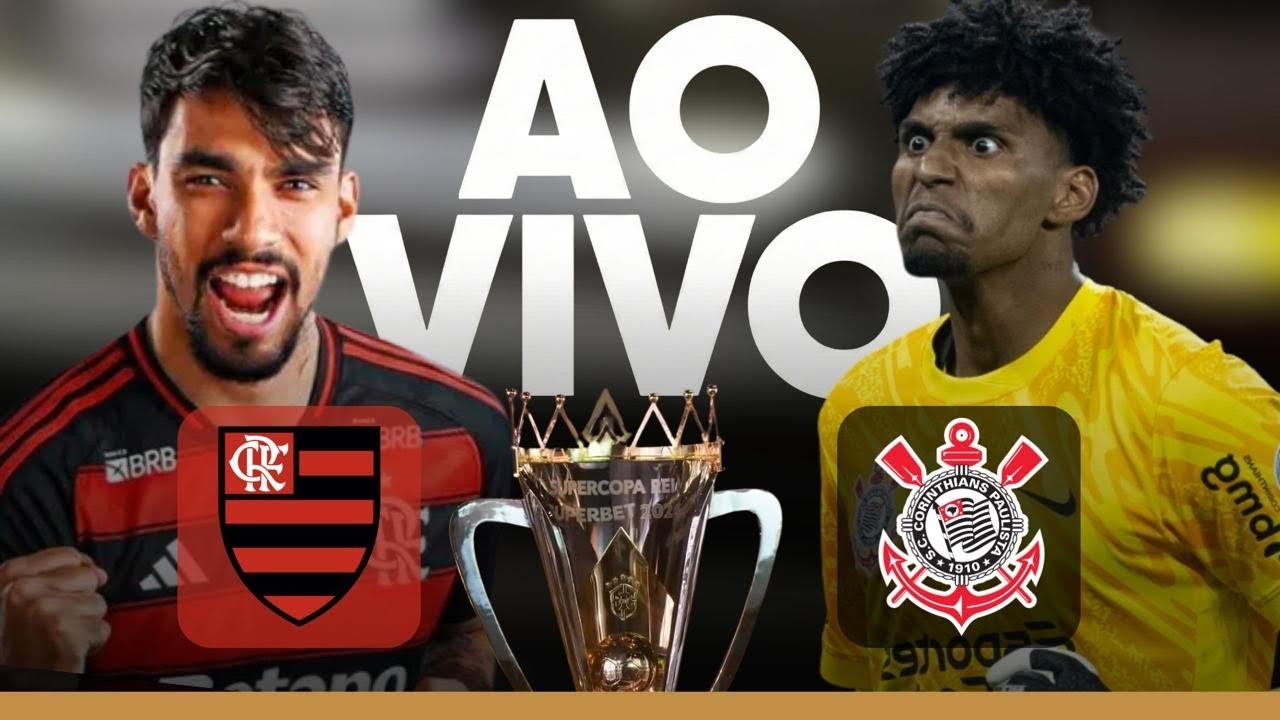 FLAMENGO X CORINTHIANS AO VIVO DIRETO DE BRAS&Iacute;LIA COM IMAGENS DA CHEGADA DO FLAMENGO E CORINTHIANS