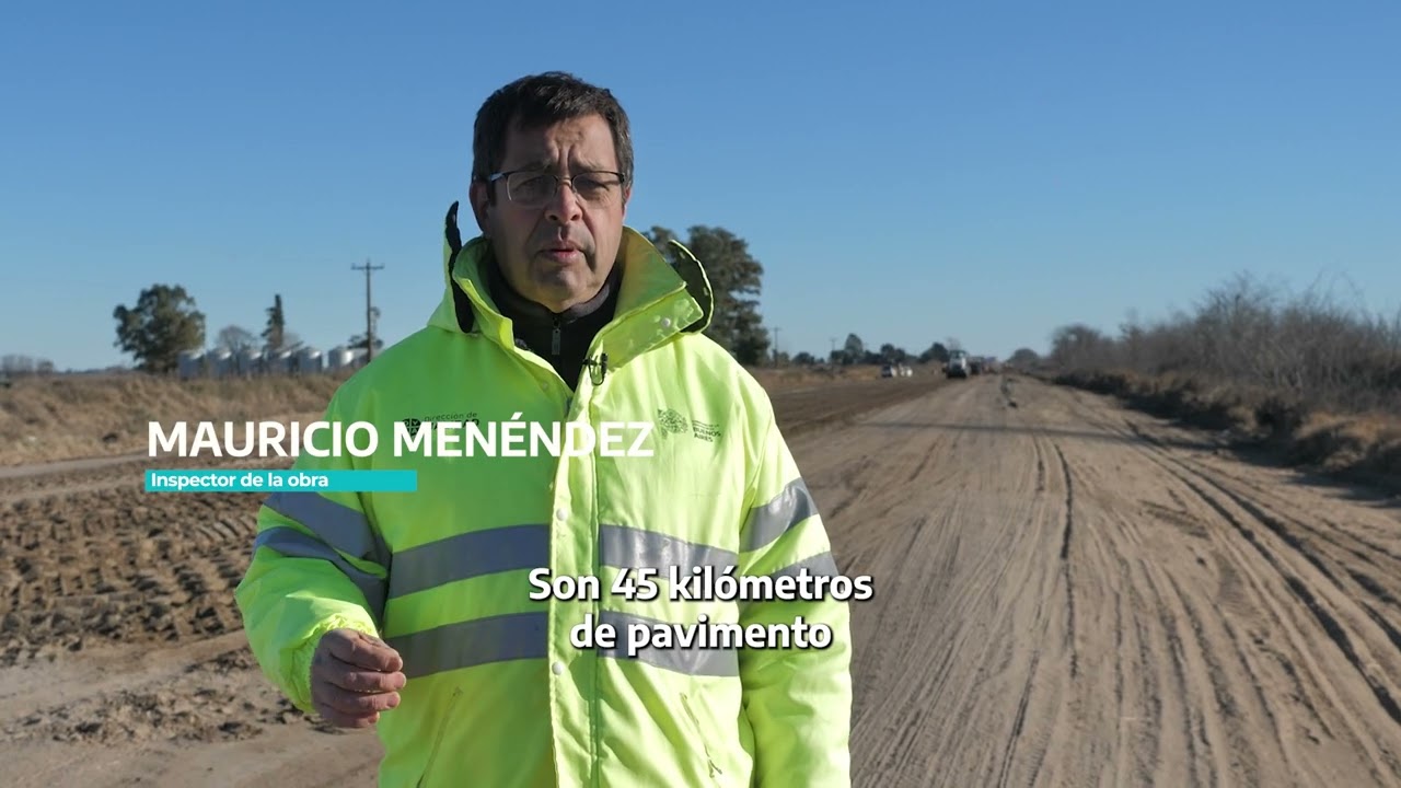 Máquinas en marcha: la Provincia avanza con la obra de la Ruta del Cereal