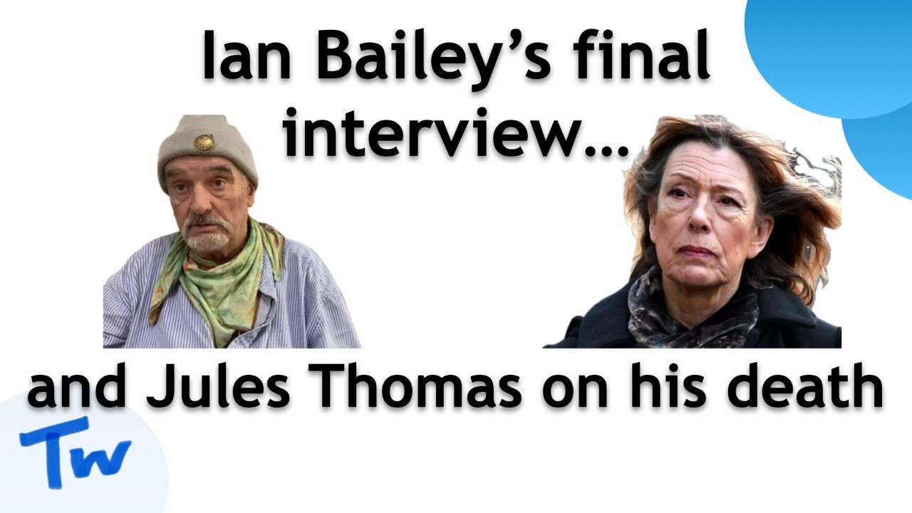 LIVE: Ian Bailey's final interview and Jules Thomas speaks