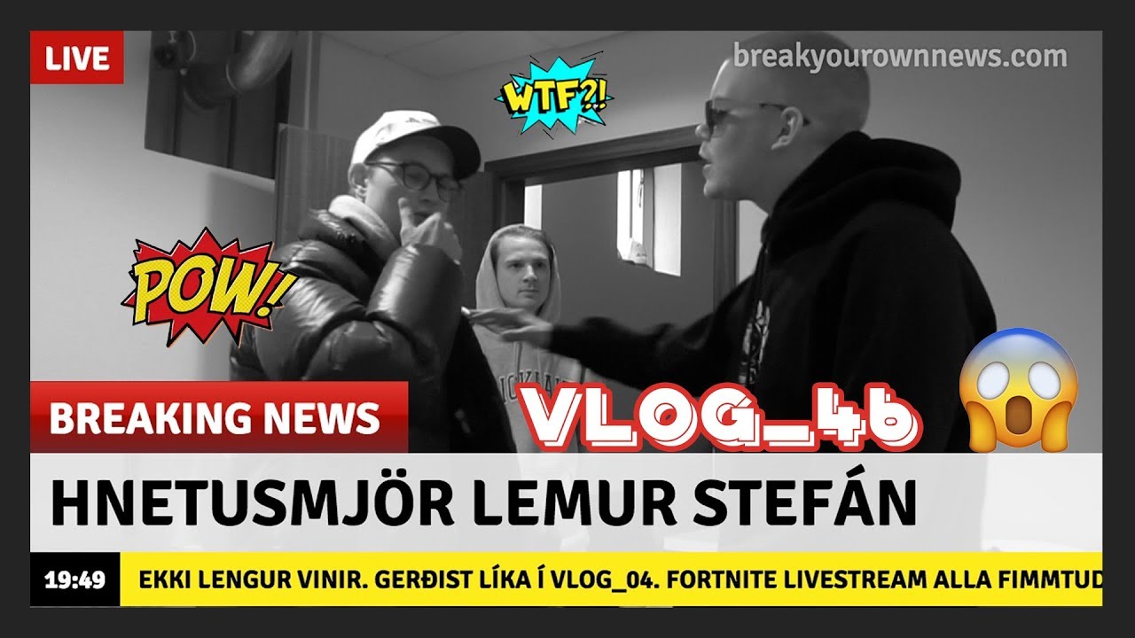 Herra Hnetusmjör lemur Stefán (vol. 2) og 1.000.000 spilanir á Upp til Hópa! | vlog_46