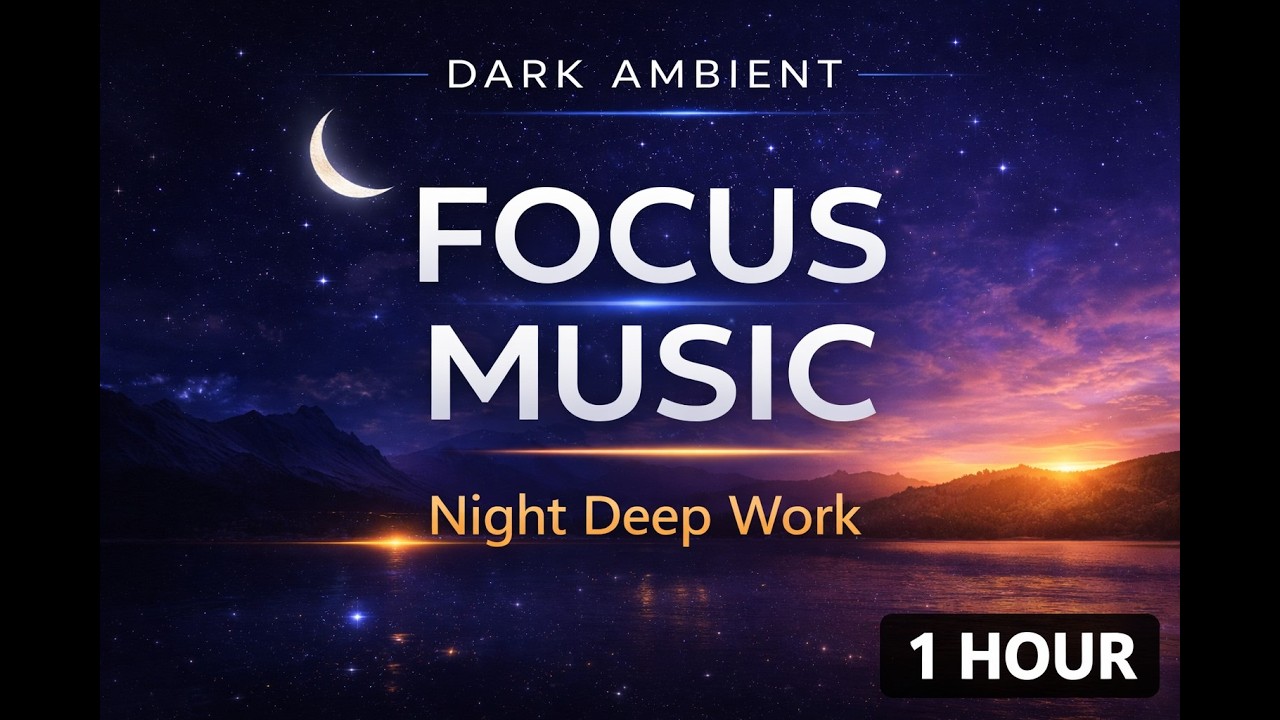 Dark Ambient Focus Music – Deep Work & Study (1 Hour)