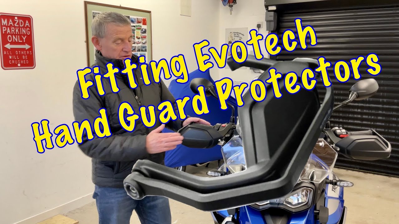 Triumph Tiger 900 GT Pro — установка защитных щитков Evotech