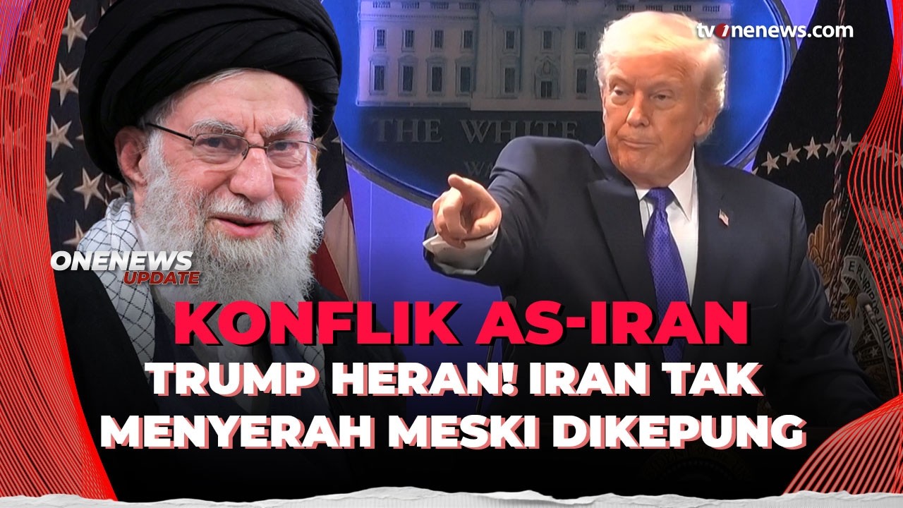 Trump Heran! Iran Tetap Tak Menyerah Meski Dikepung Pasukan AS | OneNews Update