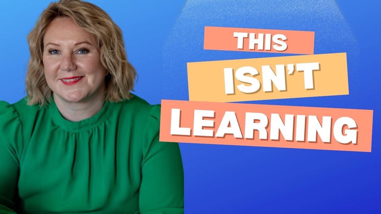 It's not Learning