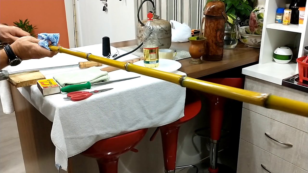 VARA DE BAMBU - Passo a Passo de Como Fazer⬅️👍