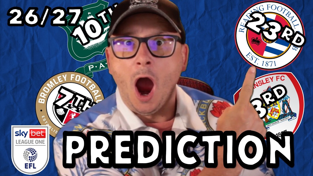🔥 БЕЗУМНО РАННИЕ ПРОГНОЗЫ НА LEAGUE ONE 2026/27 😳⚽