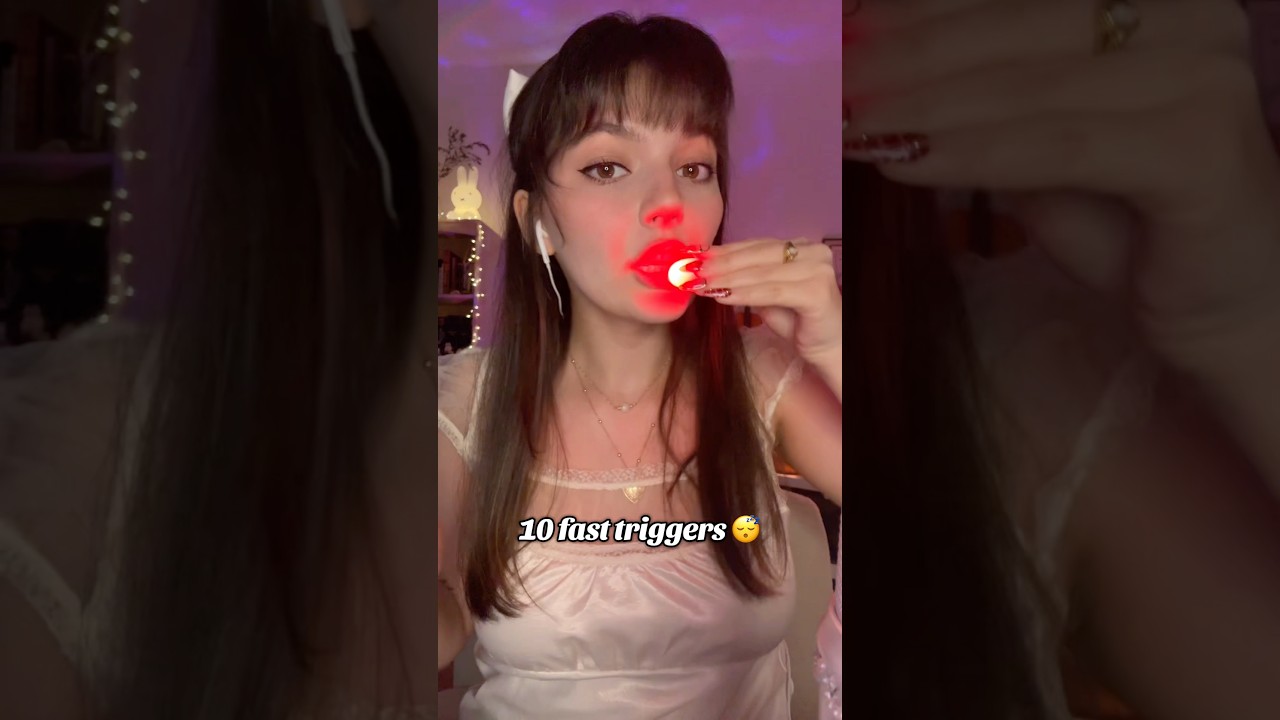10 Fast and Aggressive Triggers To Give You Tingles #asmr #asmrtriggers #tingles