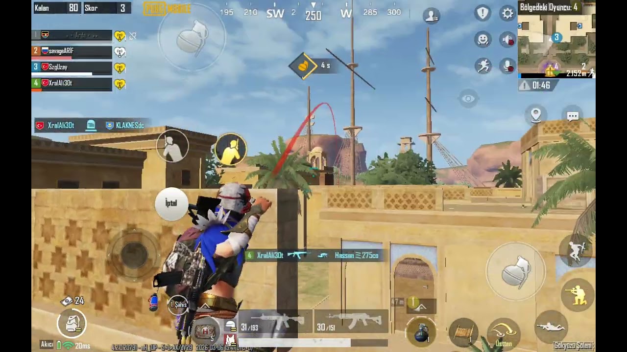 Pubg oynadım