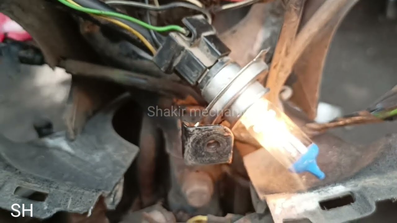 सुजुकी एक्सेस 125 हेड लाइट बल्ब एलईडी कैसे फिटिंग करें How to fitting Suzuki Head Light Bulb LED🛵💯👈👍
