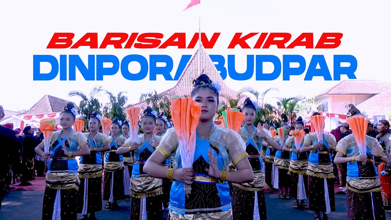 Barisan Kirab Dinporabudpar Kabupaten Banyumas Pada Kirab Pusaka Hari Jadi Kabupaten Banyumas Ke-452