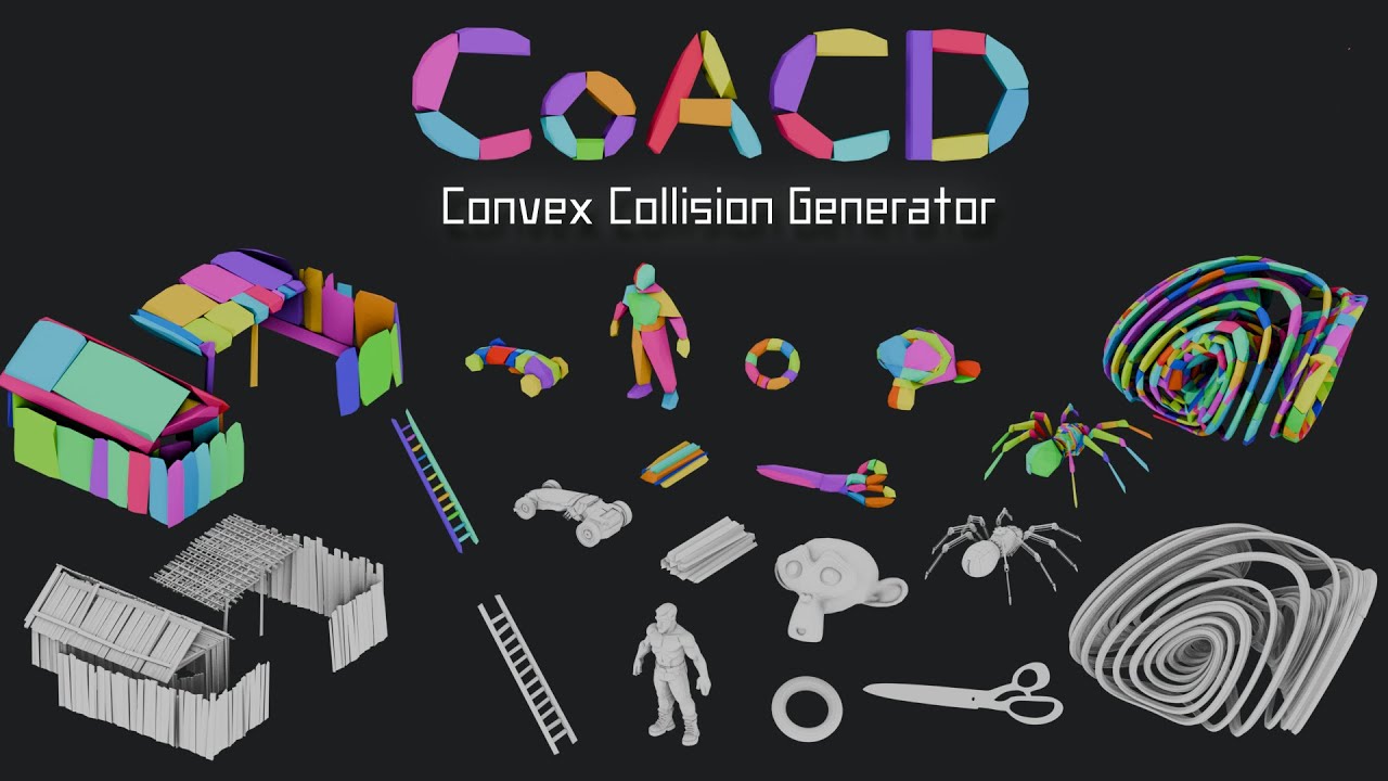 CoACD Blender | Advanced Convex Collision Generator