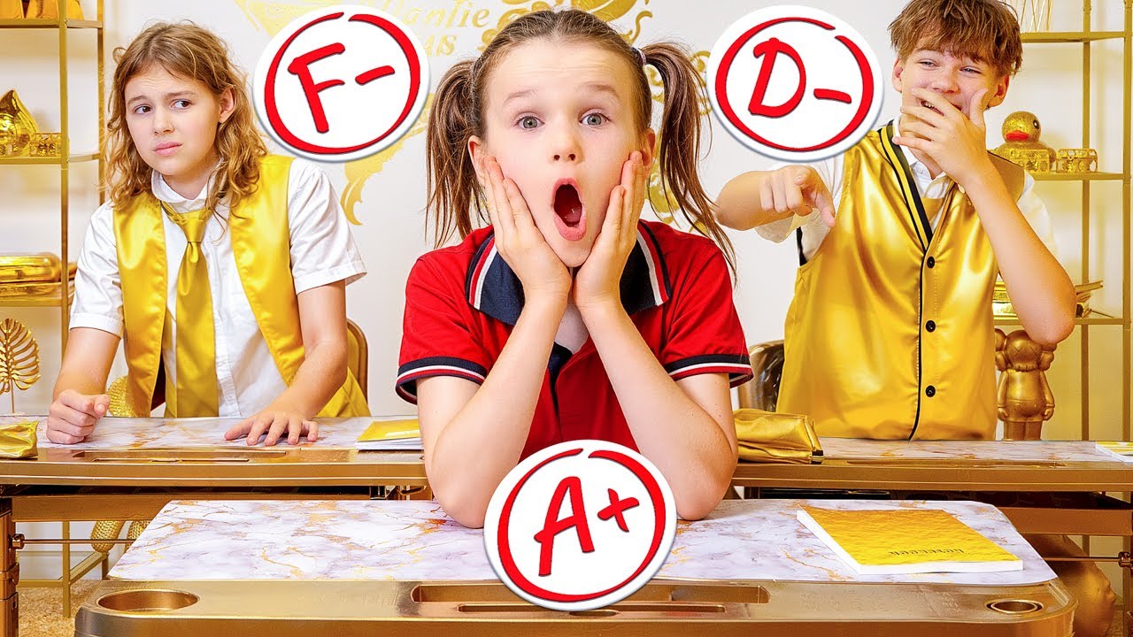 École d'or pour cinq enfants