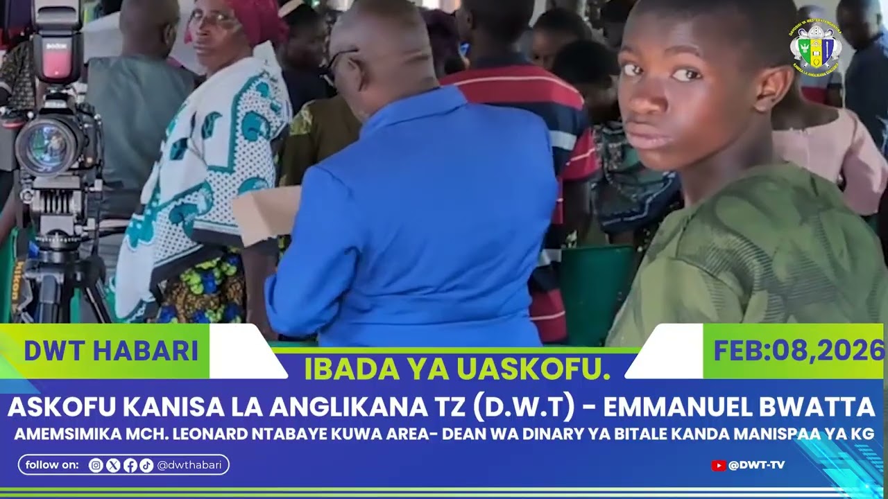 ASKOFU WA ANGLIKANA TZ (D.W.T) RT.REV. BWATTA AMEMSIMIKA MCH. NTABAYE KUWA AREADEAN DINARY YA BITALE