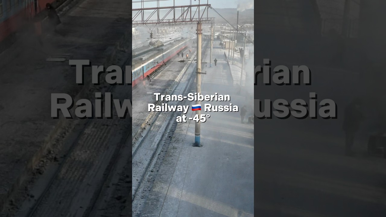 🇷🇺Russia - Transsiberian railway from Moscow to Vladivostok in winter! 7 days in the train #rzd