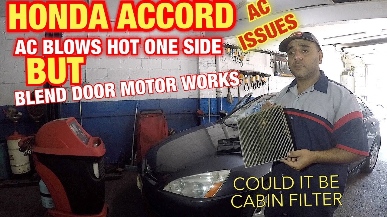 Honda accord 2003 to 2017 AC blows hot on drivers side  AC FIX