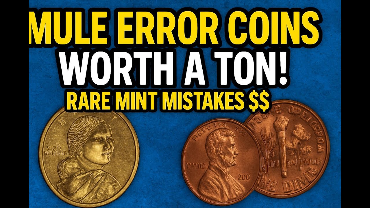 Mule Error Coins Worth Thousands! Rare Mint Mistakes Selling for Massive Money