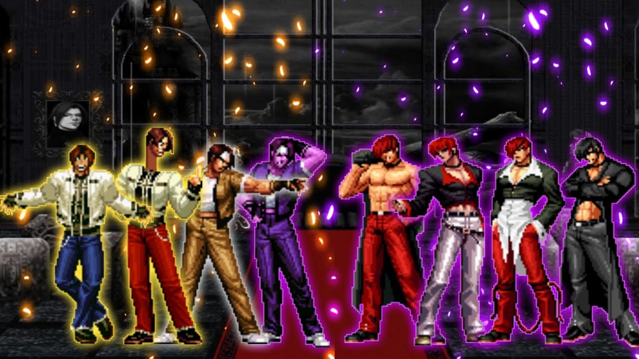 [KOF Mugen] Crazy Kyo Team VS. Iori Team