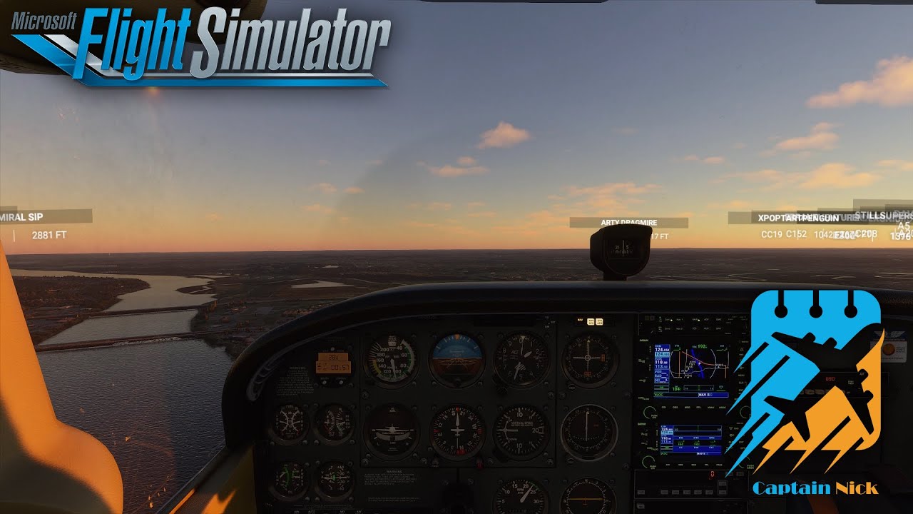 Microsoft Flight Simulator Multiplayer Touch and Go FUN!