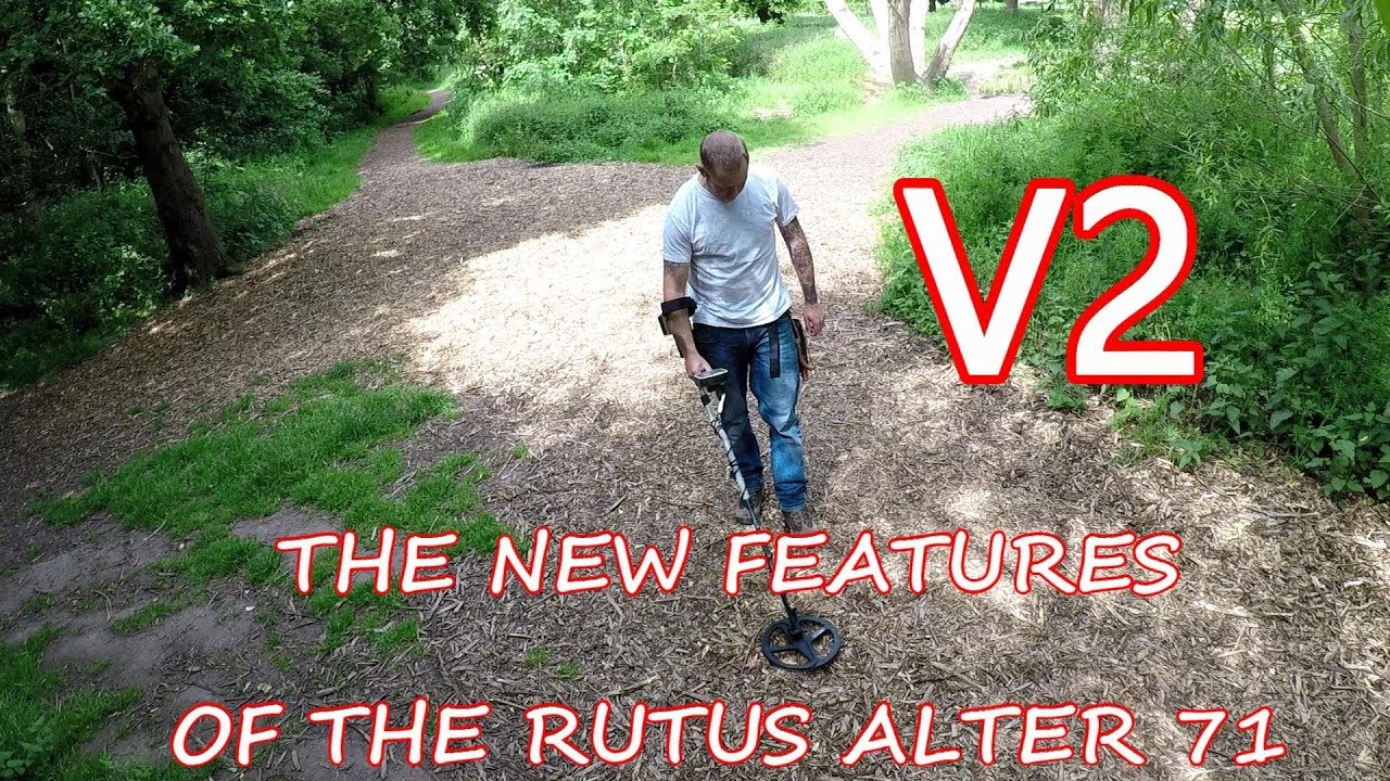 NEW 2019 Rutus Alter 71 version 2, metal detecting uk