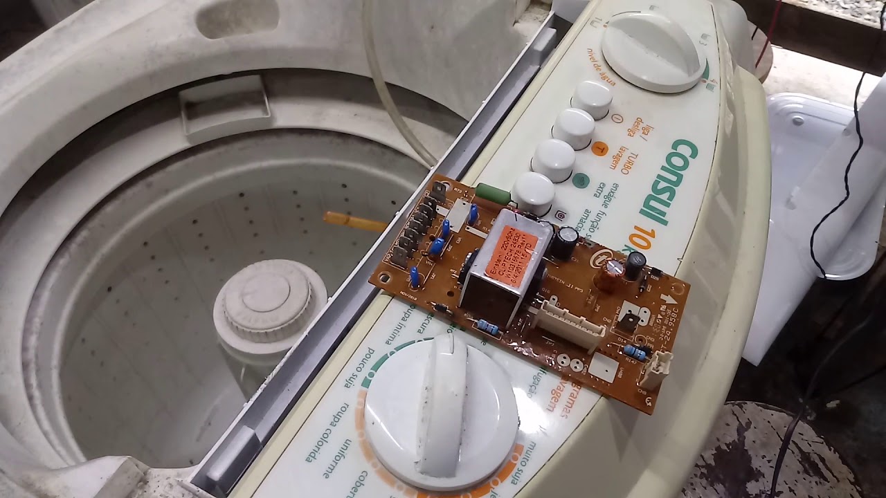 Minha máquina não lava e não centrífuga..CONSUL 10 KG
