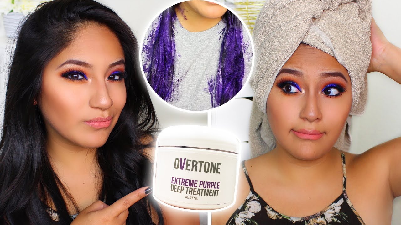 Подходит ли средство OVERTONE для темных волос?!