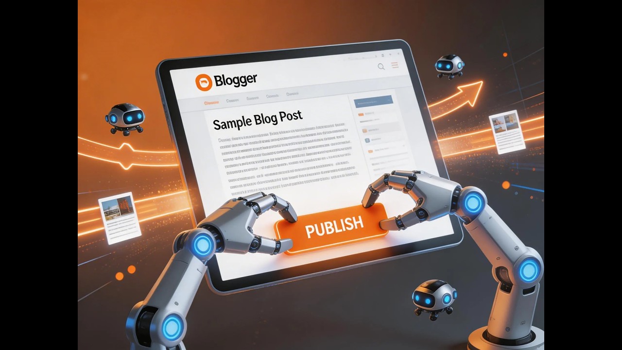 وداعاً للنشر اليدوي! أتمتة النشر على بلوجر باستخدام الذكاء الاصطناعي (Blogger Auto-Post Tool) 🤖🚀