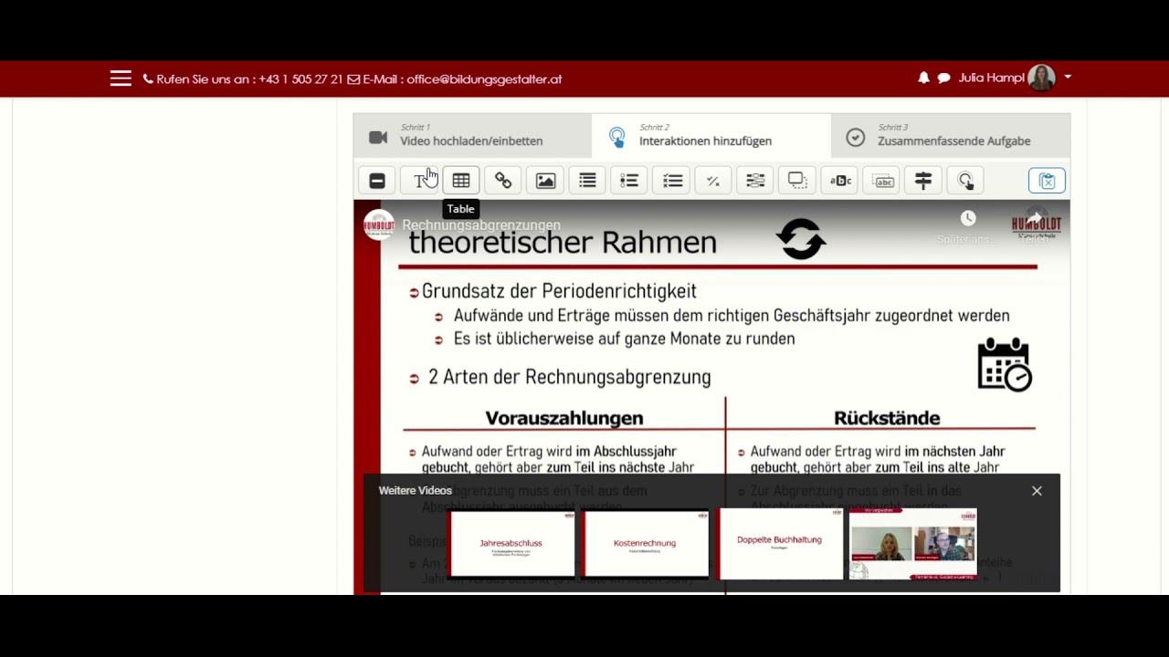 Tutorial H5P Interaktives Video auf Moodle