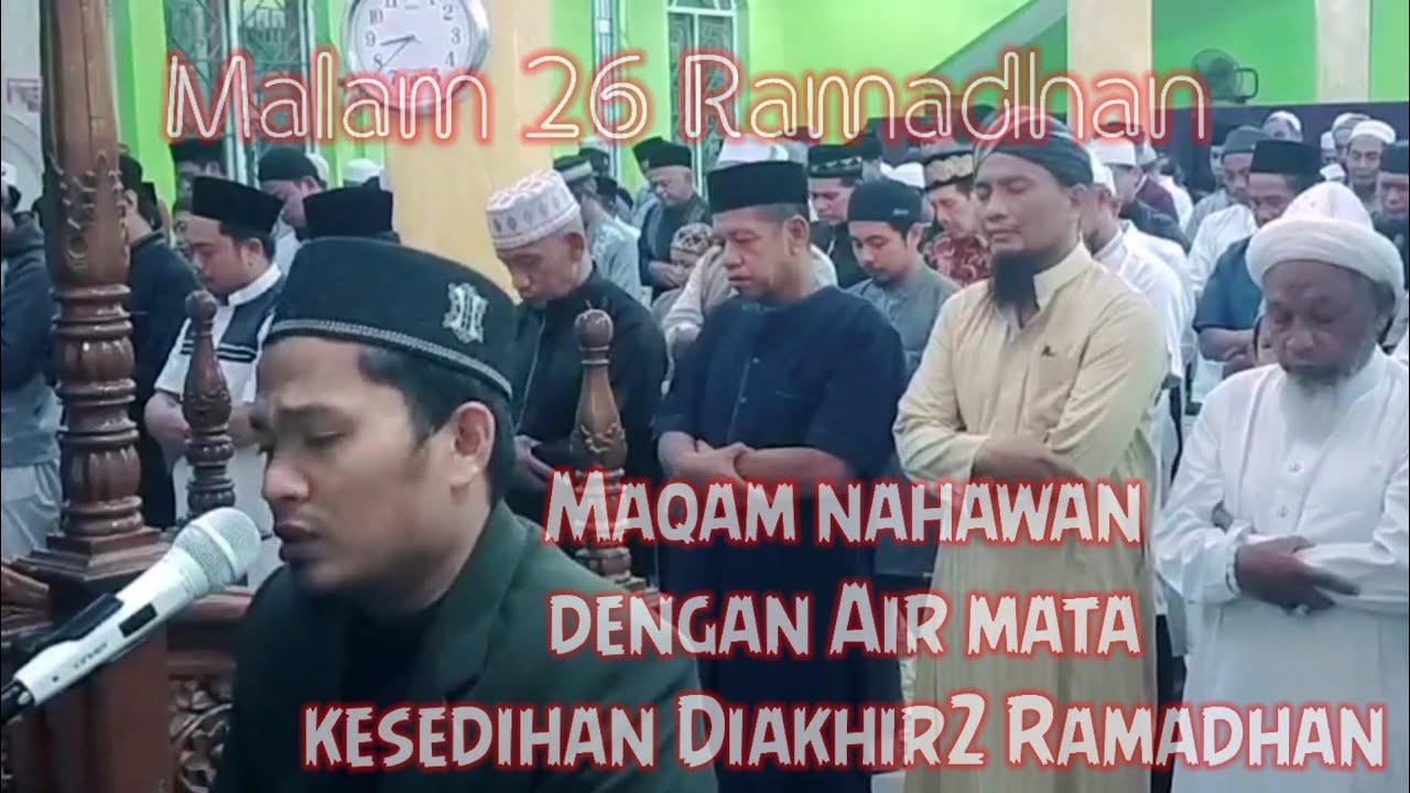 tarawih diakhir2 ramadhan membuat air mata tidak terbendung.
