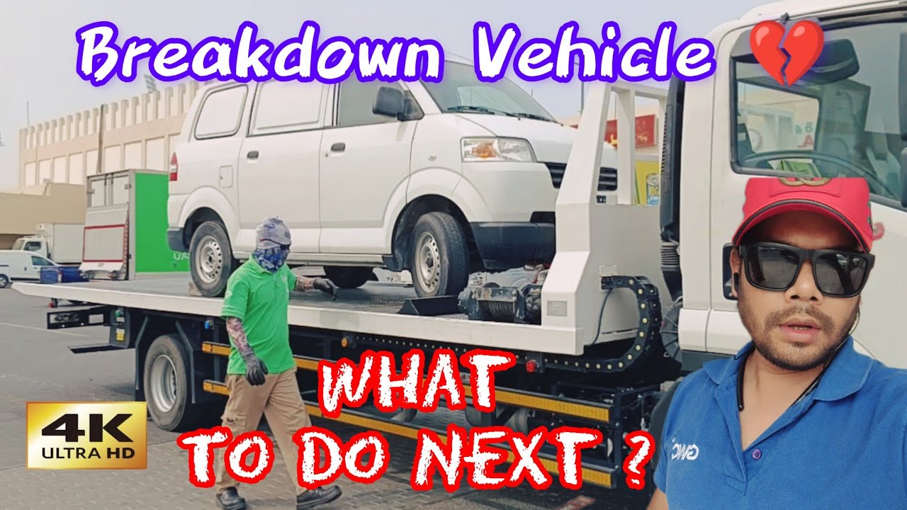 Vehicle Breakdown What To Do Next??? MaharaaZ Vlog 2023 (Doha Qatar)