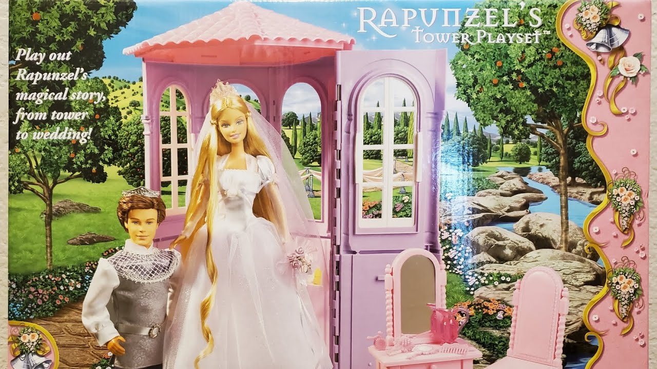 Barbie As Rapunzel Tower Playset!