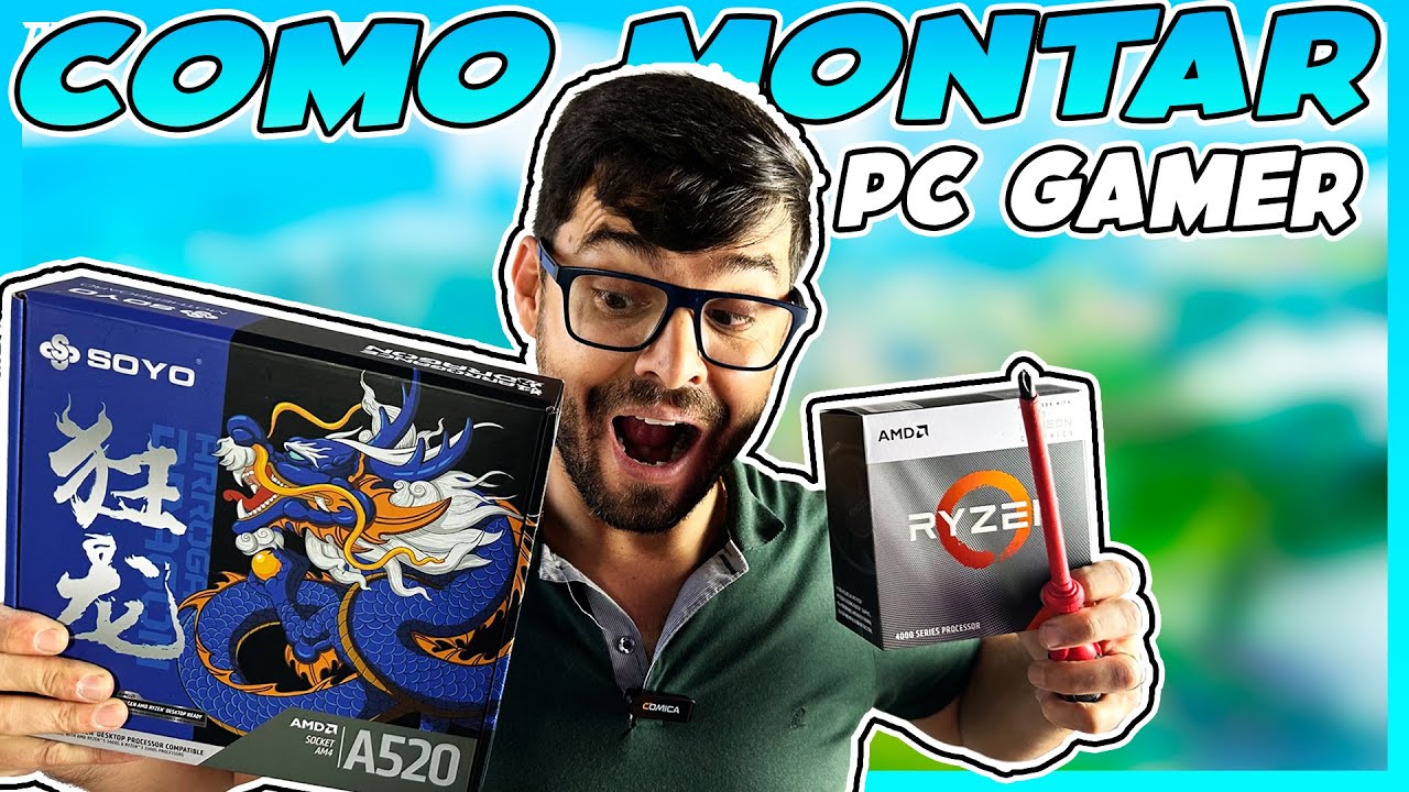 COMO MONTAR UM PC GAMER ATÉ R$ 1700 C/ RYZEN 4600G I TUTORIAL PASSO A PASSO