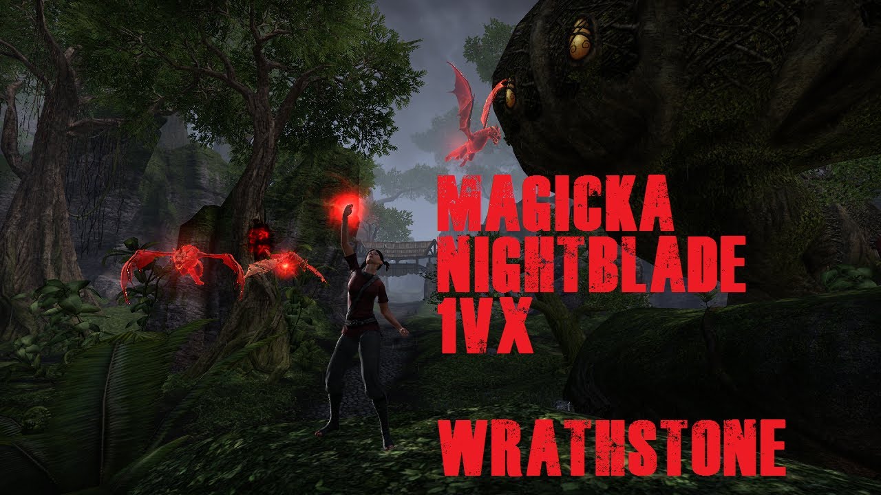 ESO PVP - UNKILLABLE MAGICKA NIGHTBLADE 1VX (WRATHSTONE)