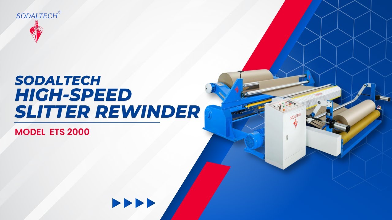 High Speed Paper Slitter Rewinder | ETS 2000