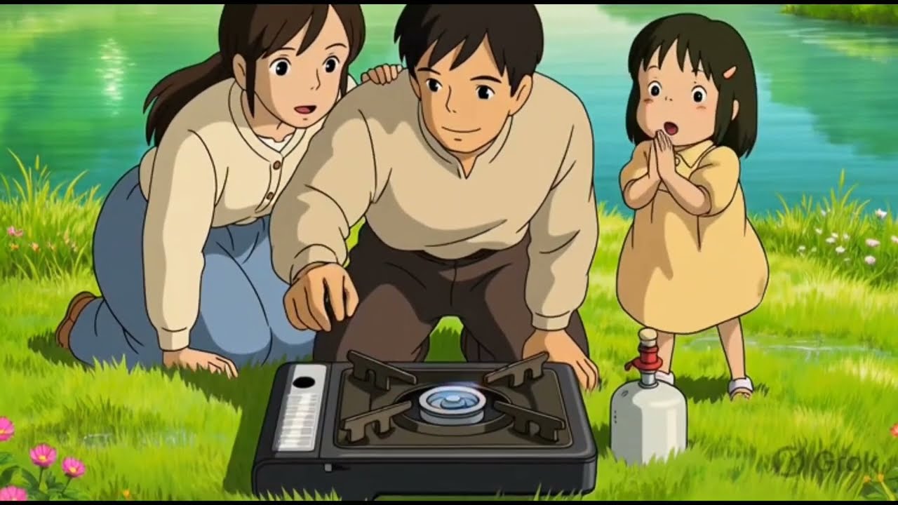 Ghibli Style ASMR Video For satisfaction 😇#viral #trending #satisfaction #peacefullcontent.