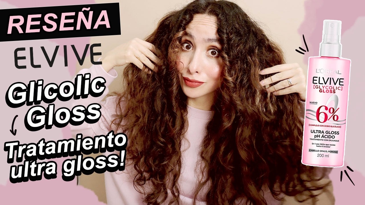 ✨ELVIVE GLYCOLIC GLOSS✨ Tratamiento en Spray para CABELLO POROSO