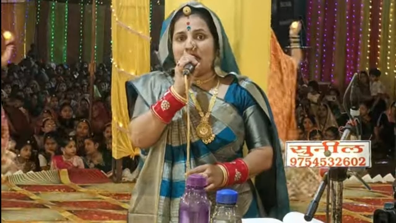 मैया म्हारी चलत कु कु का पगल्या पडा हो🙌।। स्वर #राखी दीदी गुर्जर #rakhididigurjar ❤#vishalstudio