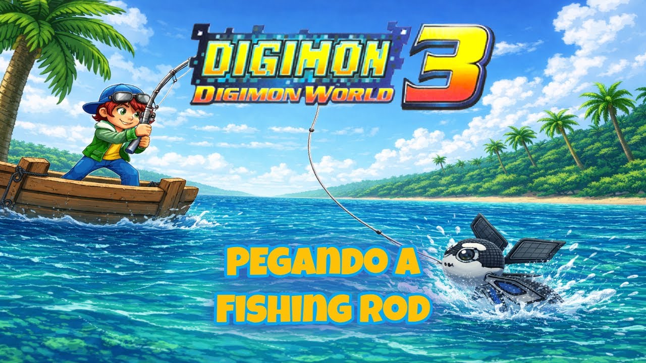 FISHING ROD EM DIGIMON WORLD 3 – COMO CONSEGUIR A VARA DE PESCA